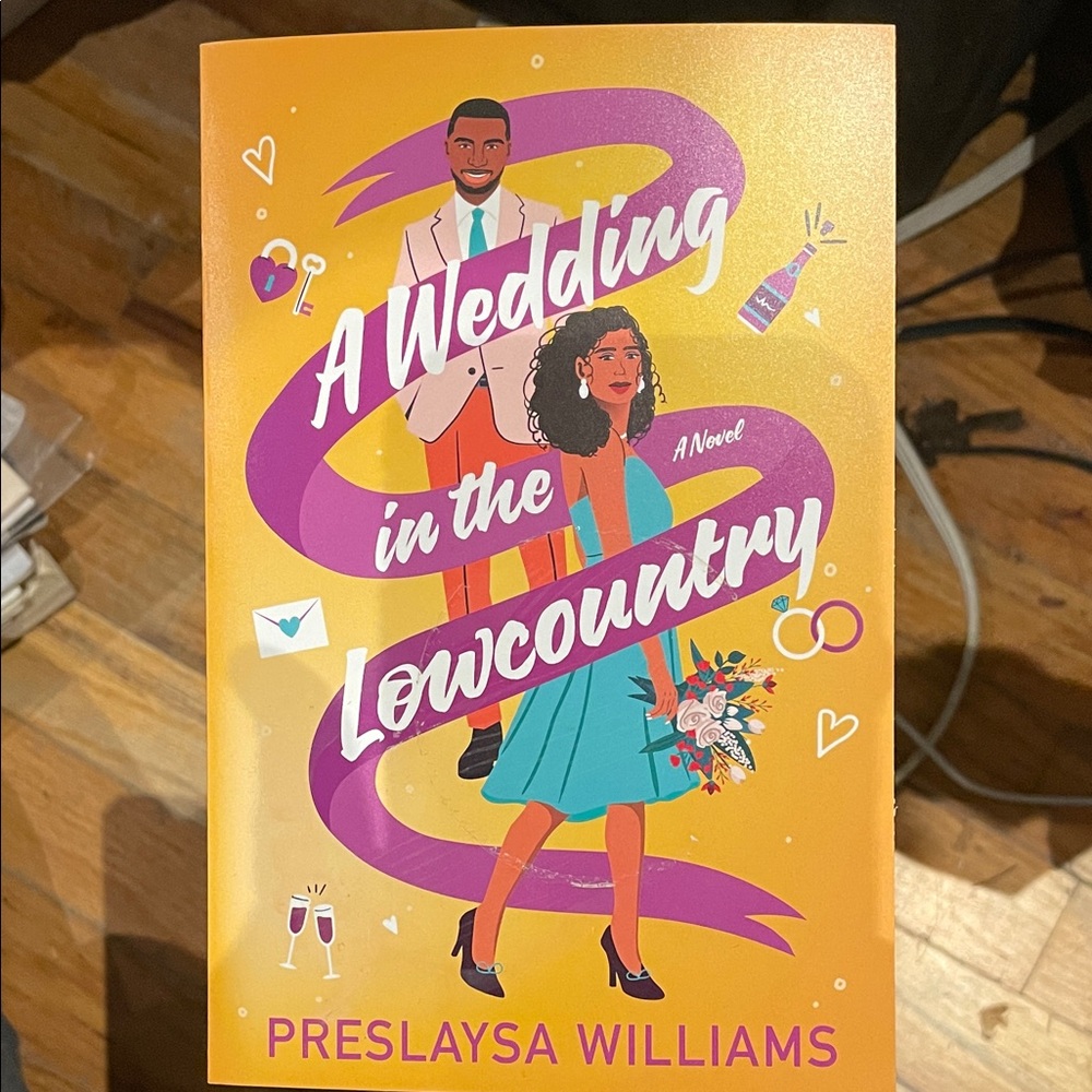 A Wedding in the Lowcountry Novel by Preslaysa Williams - Orange Cover